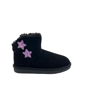 Koolaburra by UGG Kids Suede Mini Boots Koola Star Black